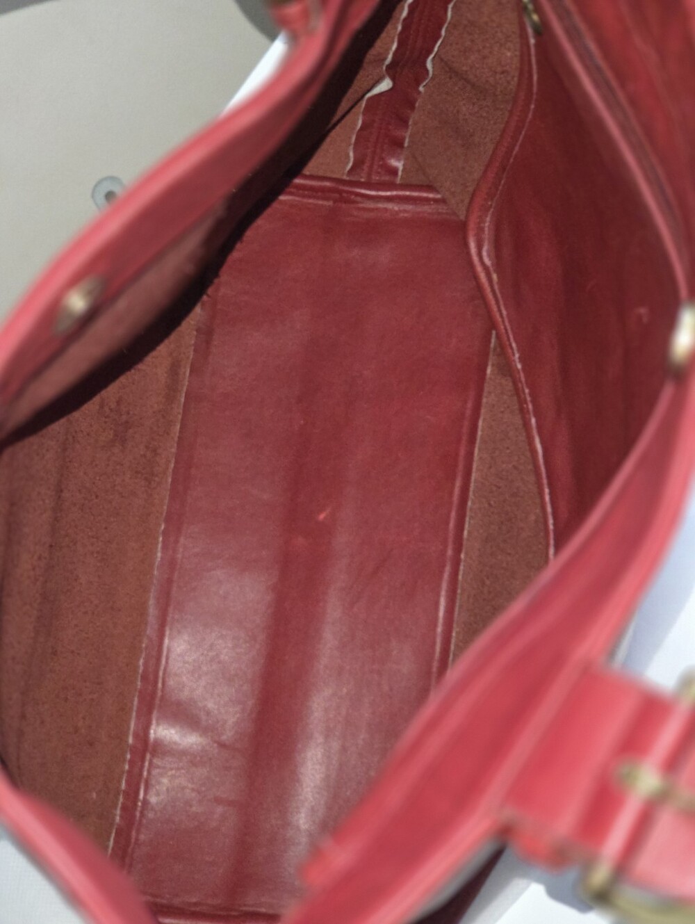Coach Lafayette Tote Bag In Red Glove-tanned Leather - Picture 11 of 16
